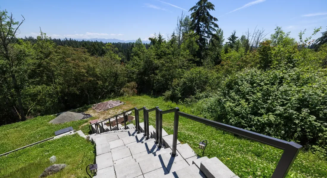 Finished concrete driveway and walkway